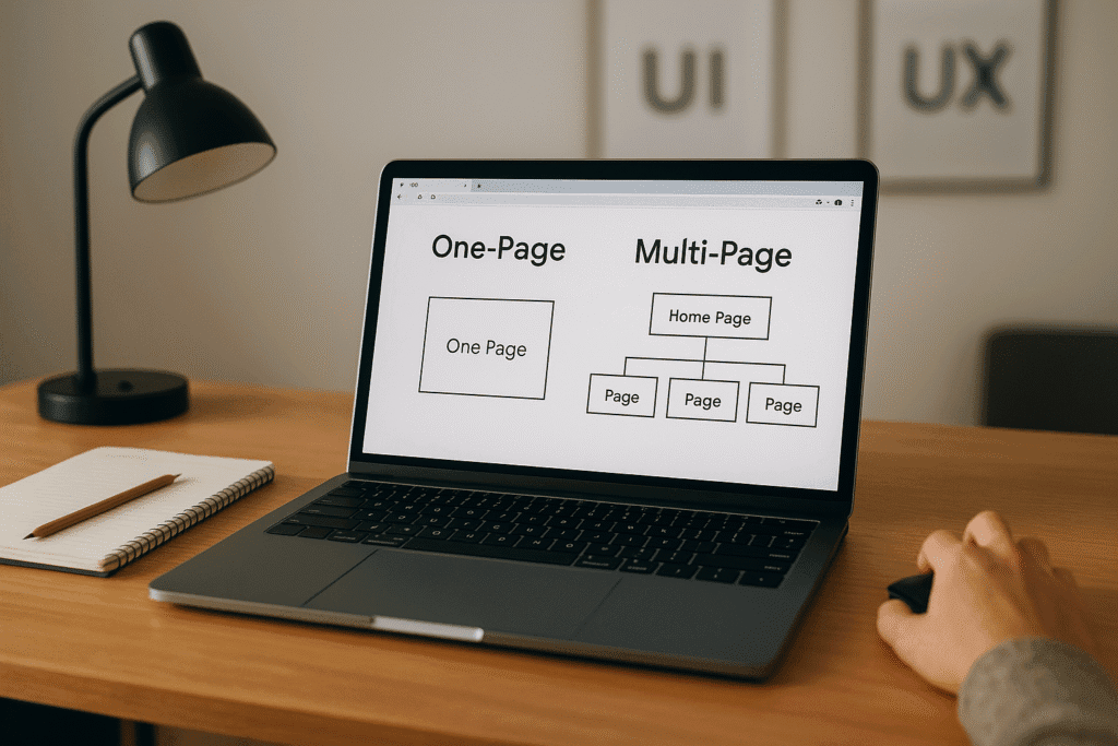 one page multi page sitegen